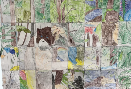 Photo of Endangered Species Day art work