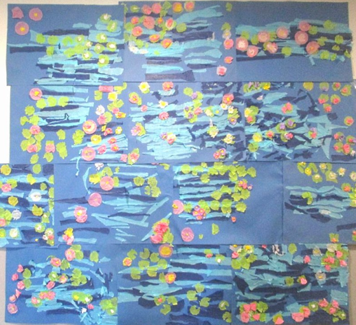 Photo of Monet art collaboration