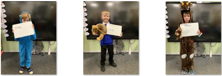 Photos of children dressed up as animals