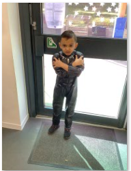 Photo of child dressed up for World Book Day