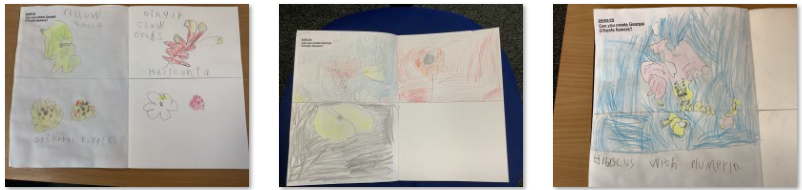 Photos of Georgia O'Keefe Inspired art