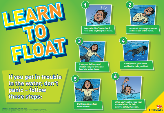 RNLI poster - Accessible PDF version below