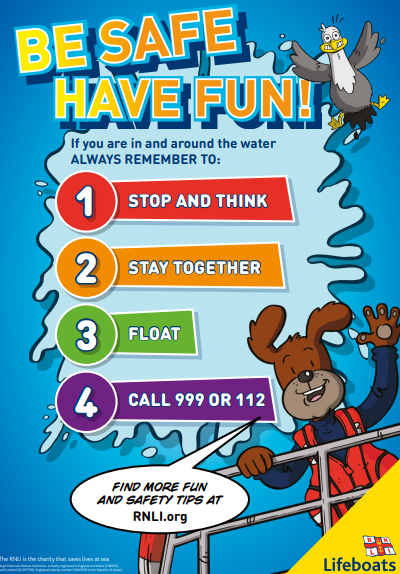 RNLI poster - Accessible PDF version below