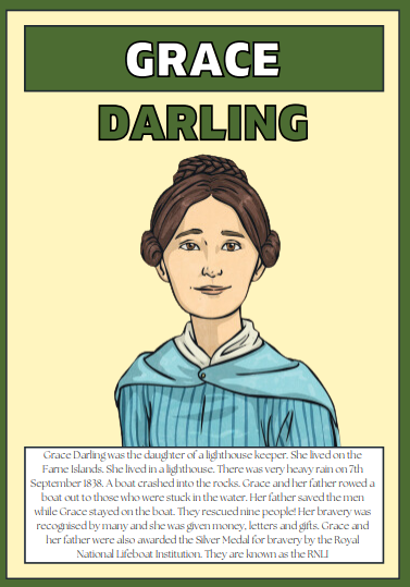 Grace Darling Poster - text version at bottom of page