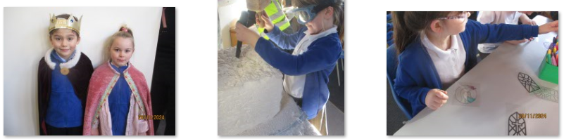 Photos of children at Canterbury Cathedral