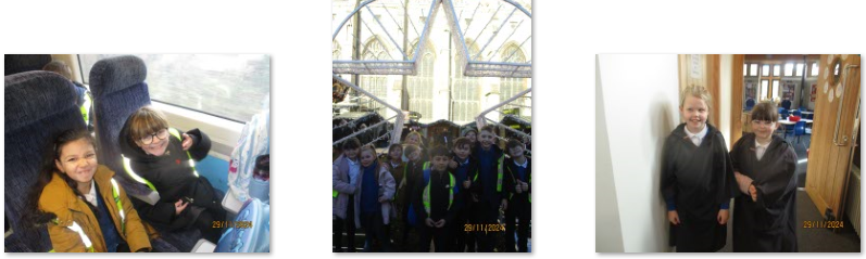 Photos of children at Canterbury Cathedral