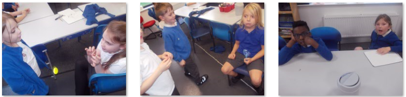 Photos of children roleplaying Saxon invasions