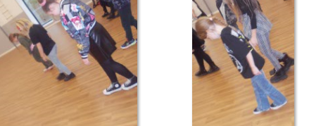 Photos of children dancing
