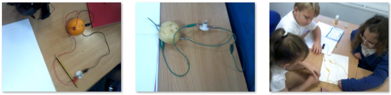 Photo of children experimenting with circuits