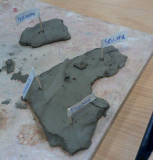Photo of children's clay UK models