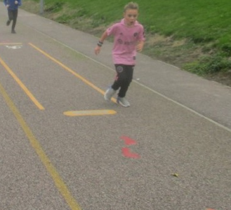 Photos of CIN fun run