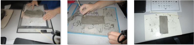 Photos of carving hieroglyphics
