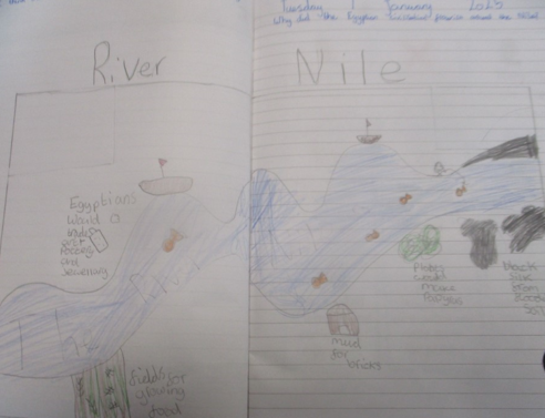 Photos of river Nile work