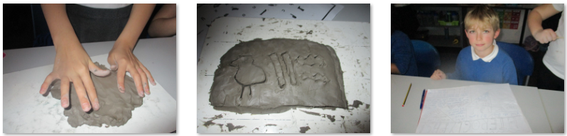 Photos of carving hieroglyphics