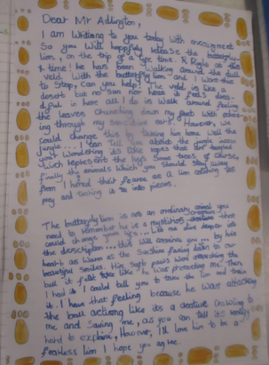 Photos of English work
