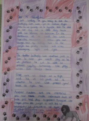 Photos of English work