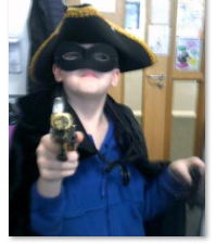 Photos of children's Crime and Punishment work