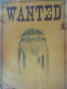 Photos of children's Crime and Punishment work