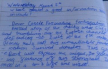 Photo of Dover Castle history work