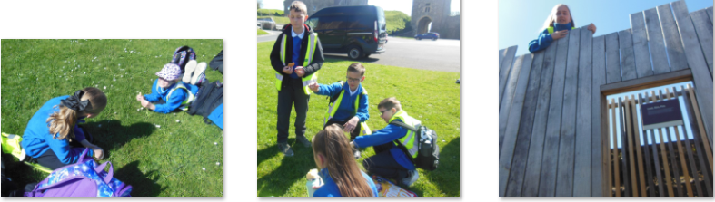 Photos of children at Dover Castle