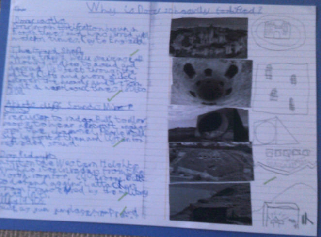 Photo of Dover Castle history work