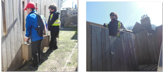 Photos of children at Dover Castle