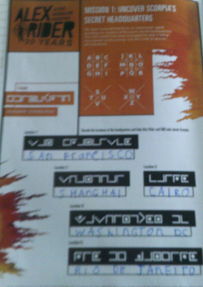Photo of code breaking work