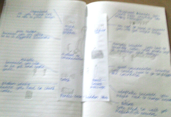 Photo of code breaking work