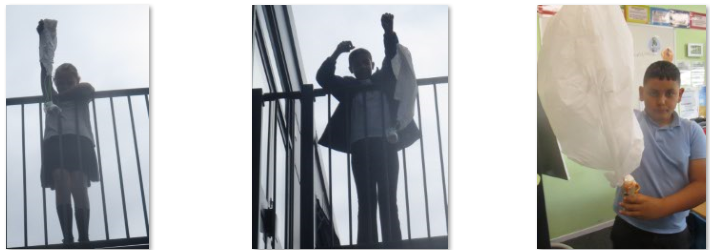 Photos of egg drop challenge
