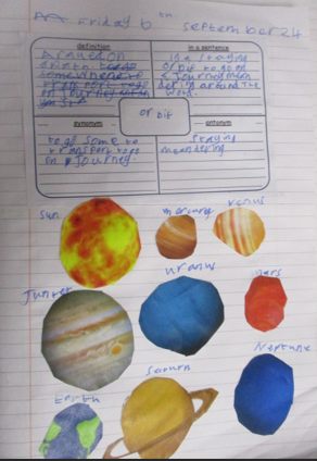 Photo of Earth and Beyond work