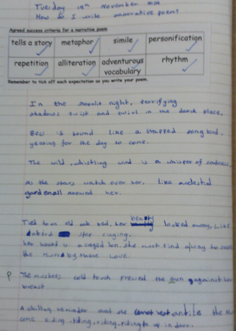 Photo of children's poems