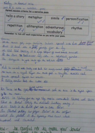 Photo of children's poems