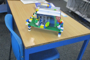 Photos of bridge building