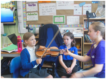 Photo of Purcell Music school visit