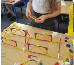 Photos of bridge building