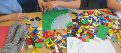 Photos of bridge building