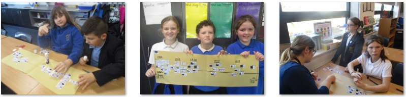 Photos of children's WW1 work
