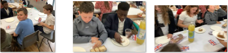 Photos of VE Day party