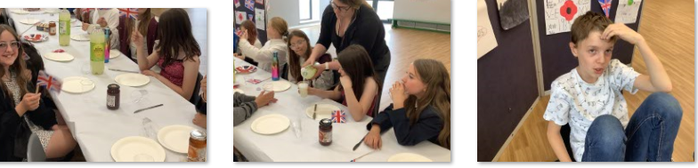 Photos of VE Day party
