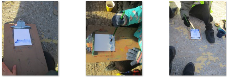 Photos of children's art work in Margate