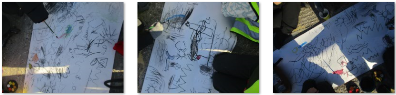 Photos of children's art work in Margate