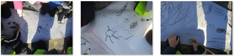 Photos of children's art work in Margate