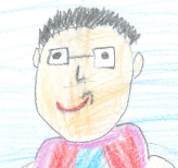 Drawing of Mr Trenowden