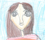 Drawing of Miss Cowan