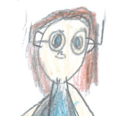 Drawing of Mrs Long