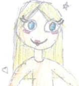 Drawing of Miss Arthur