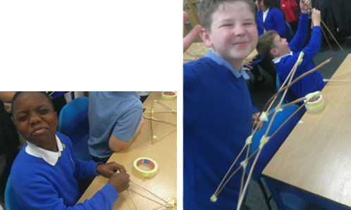 Photos of lantern making