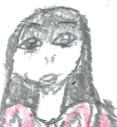 Drawing of Mrs Dedman