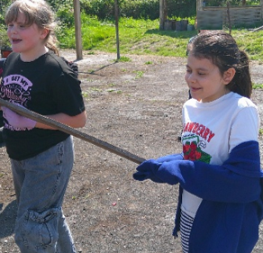 Photo of children at Forest School