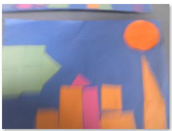 Photos of children's artwork